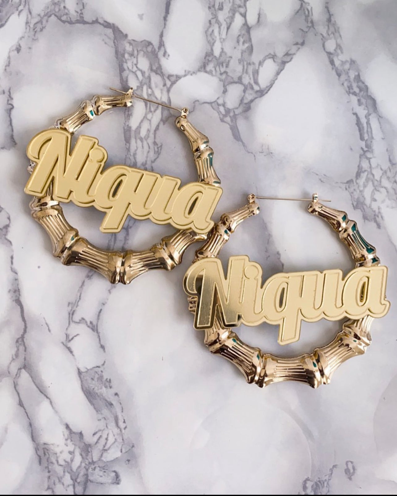 custom bamboo hoops